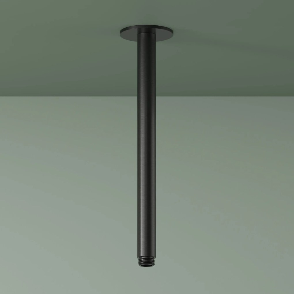 Hotbath ACE plafondarm 30cm zwart geborsteld PVD