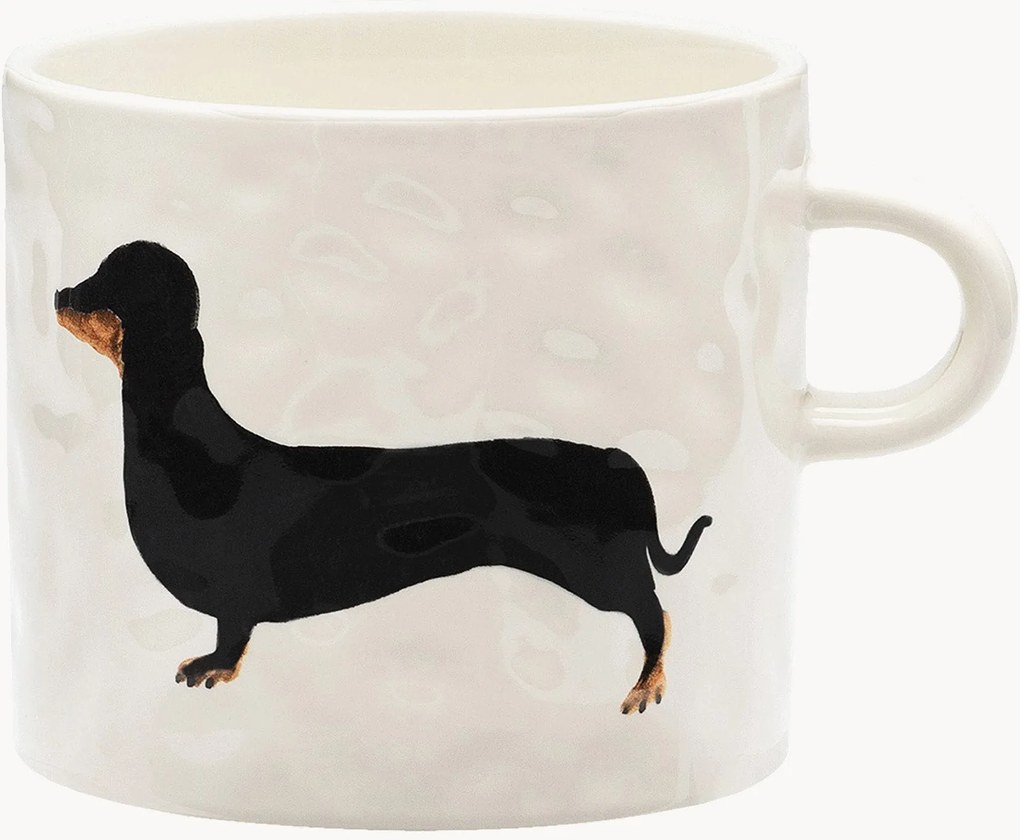 Handbeschilderde beker Dachshund