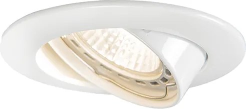 Smart inbouwspot wit kantelbaar incl. Wifi GU10 - Edu