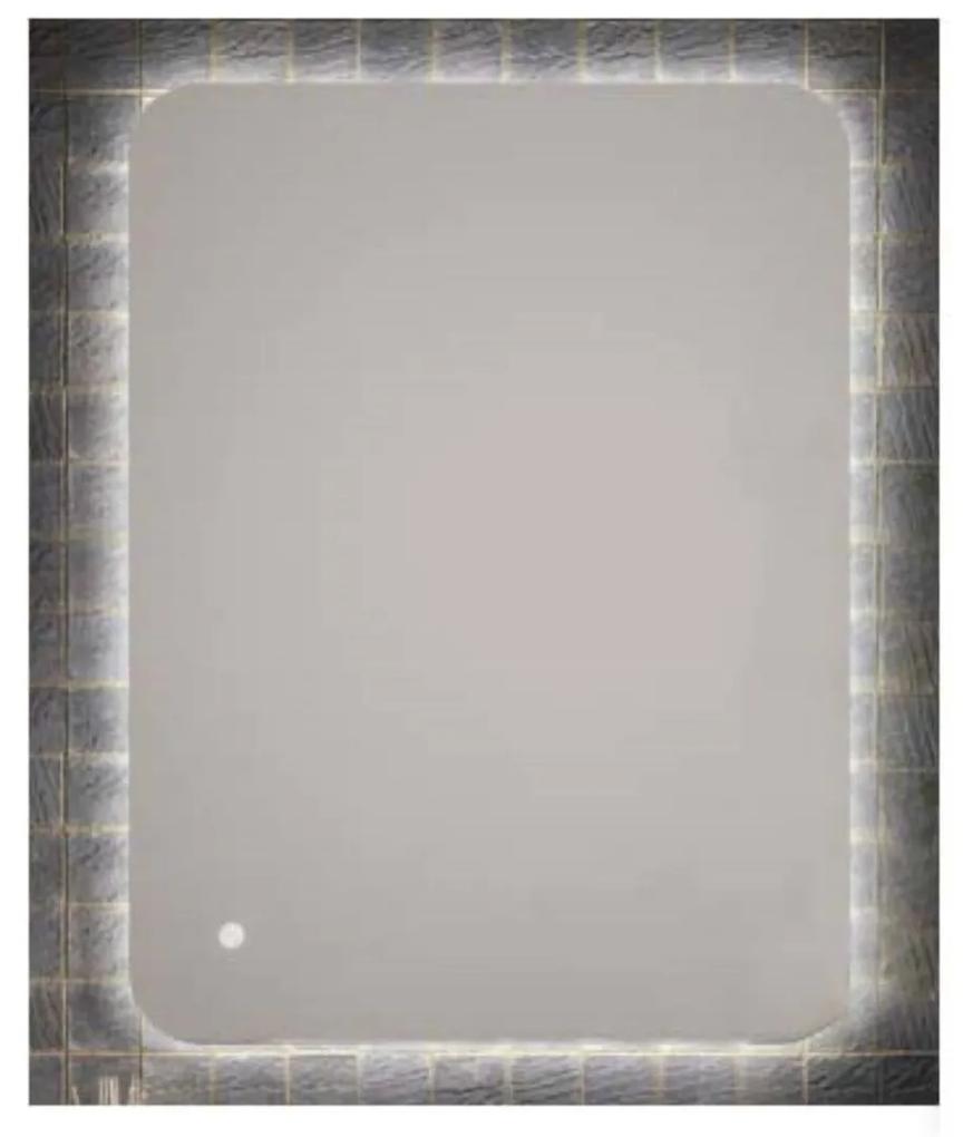 Badkamerspiegel Hotbath 80x60 cm Incl LED En Spiegelverwarming IP44