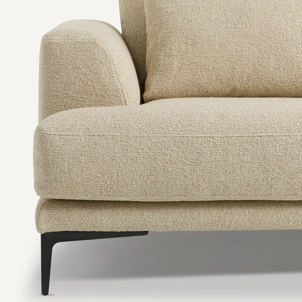 3-zitsbank van bouclé, Marsile