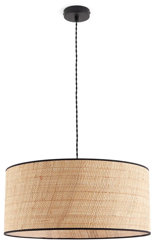 Hanglamp/Lampenkap in raffiaØ50 cm, Dolkie