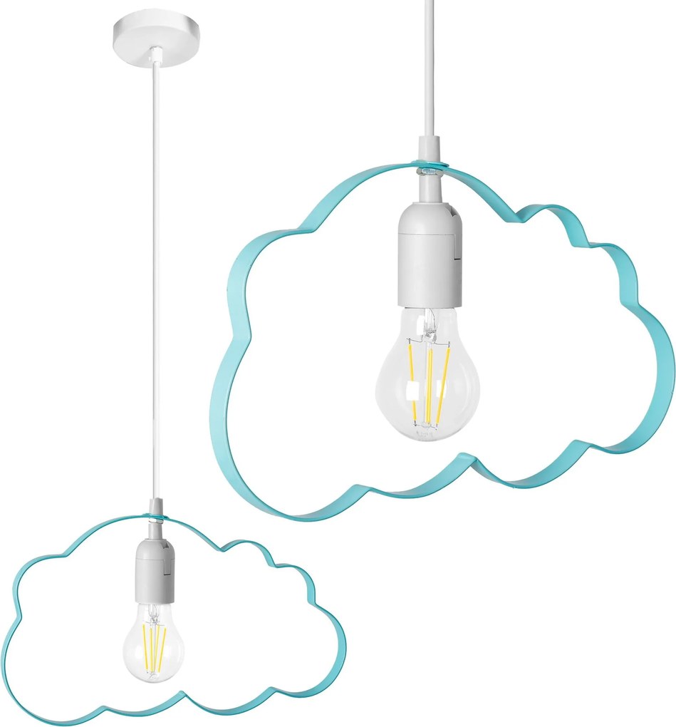 HANGLAMP BLAUWE WOLK
