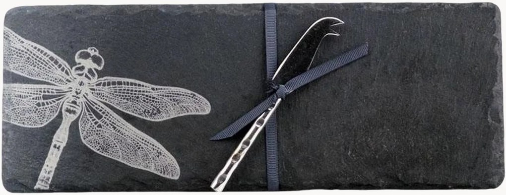 Kaassnijplank Dragonfly met kaasmes, 2-delig