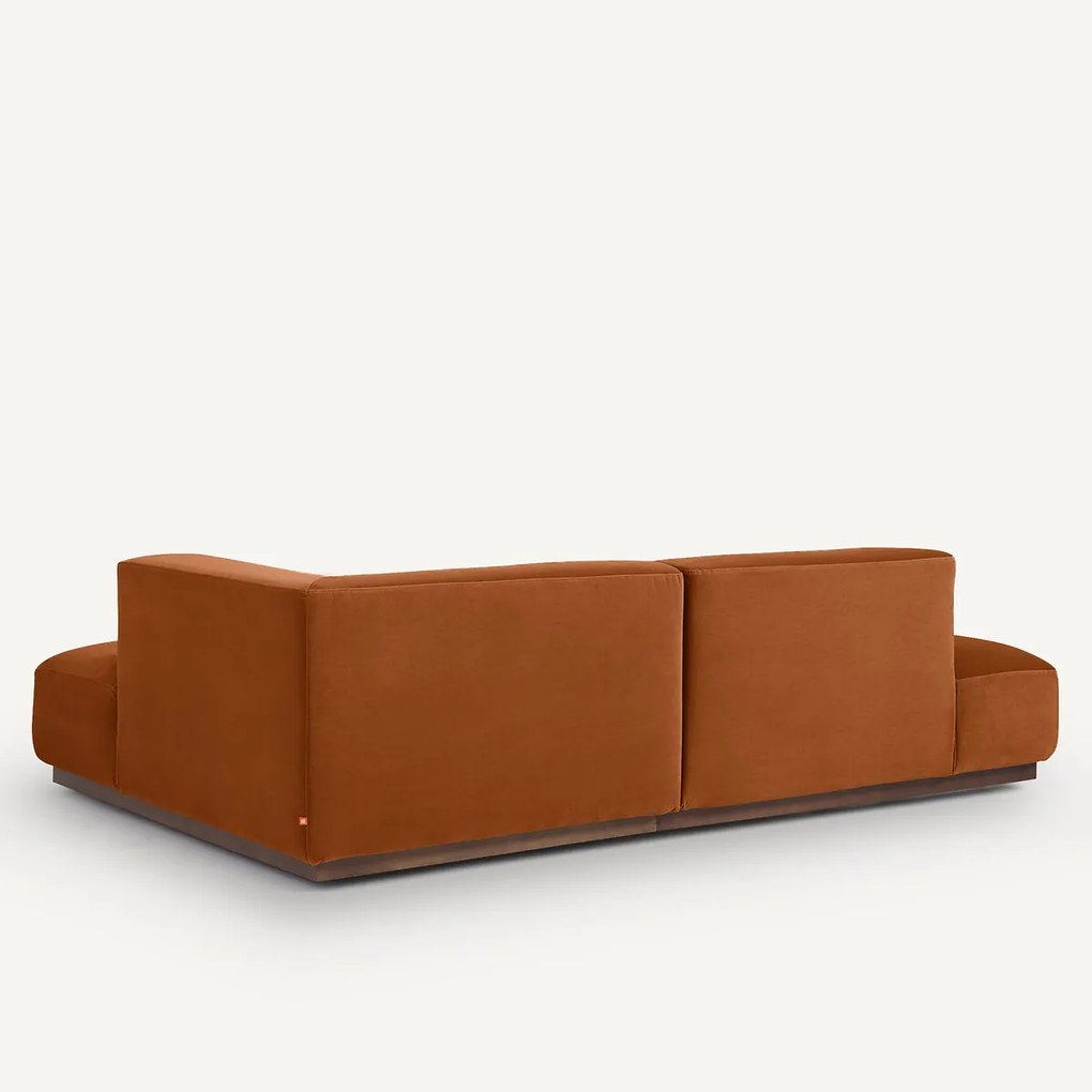 Rechter hoekbank in fluweel, Jacopo