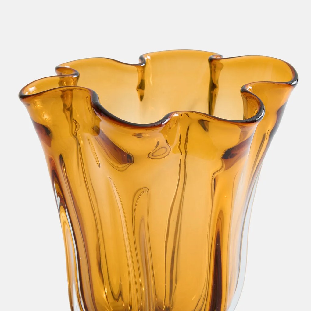 Vaas in glas H25 cm, Oralia