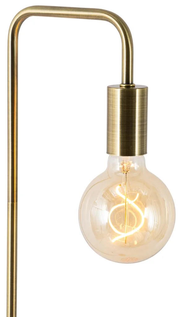 Moderne vloerlamp brons rond 145cm - Facil Modern E27 Binnenverlichting Lamp