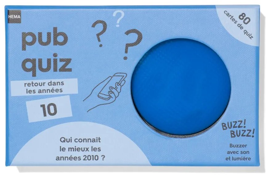 HEMA Pubquiz '10s Met Buzzer