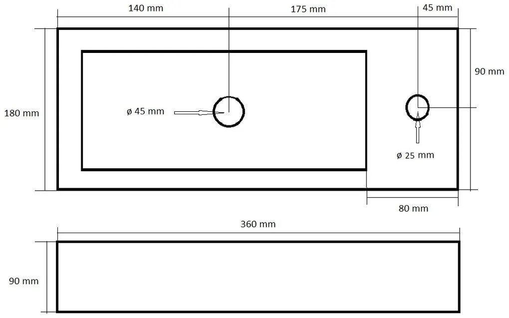 Best Design Nancy fonteinset rechts geborsteld messing