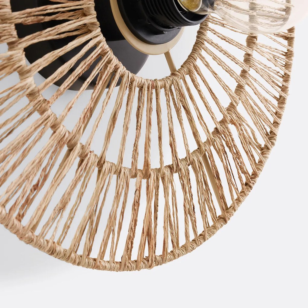 Wand- of plafondlamp, rond, diameter 30 cm, Yaku