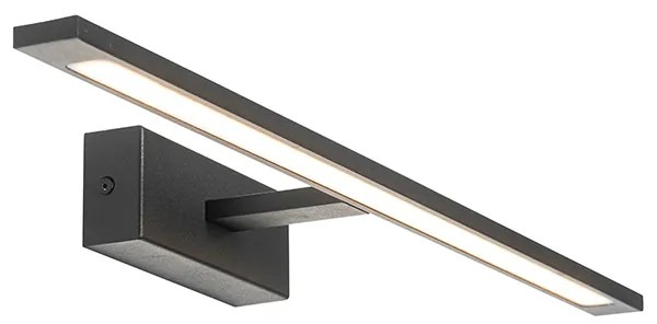Moderne wandlamp zwart 62 cm incl. LED IP44 - Jerre