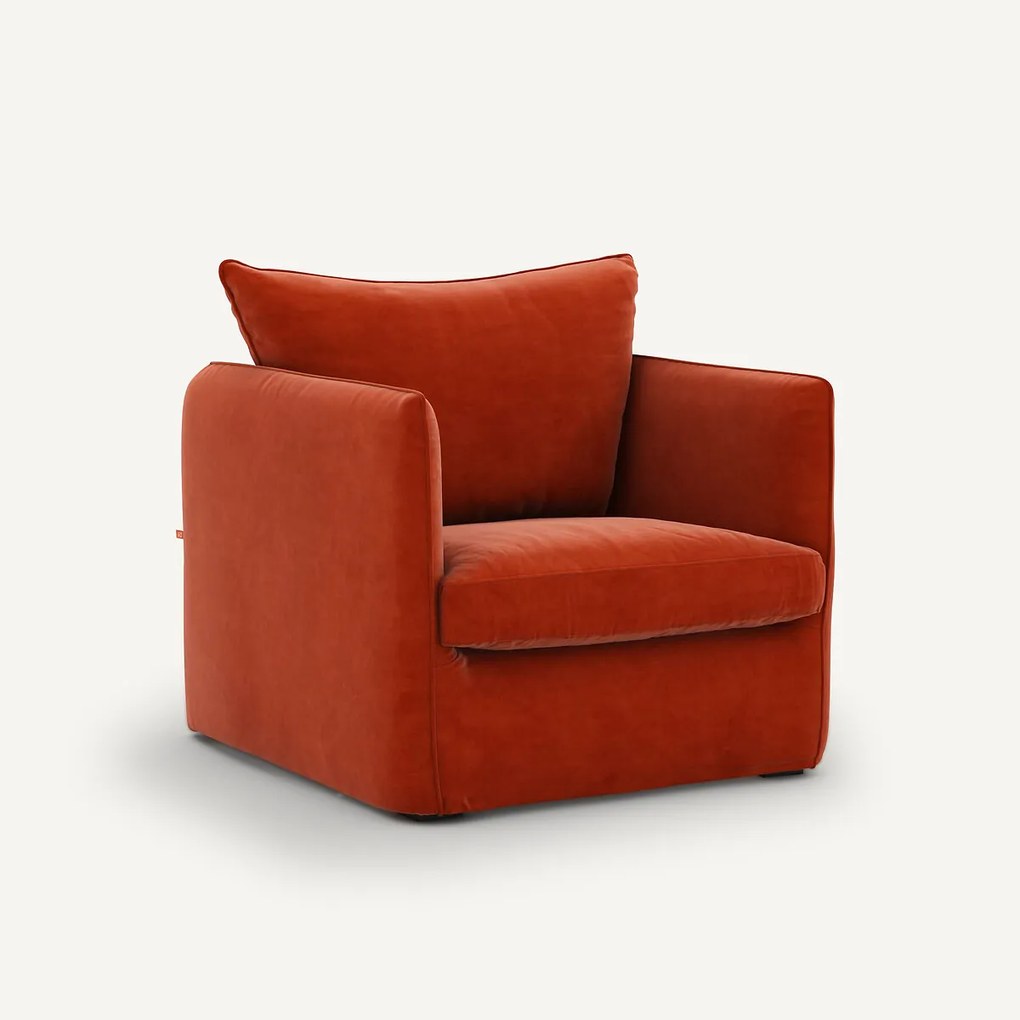 Fauteuil in fluweel, Neo Chiquito