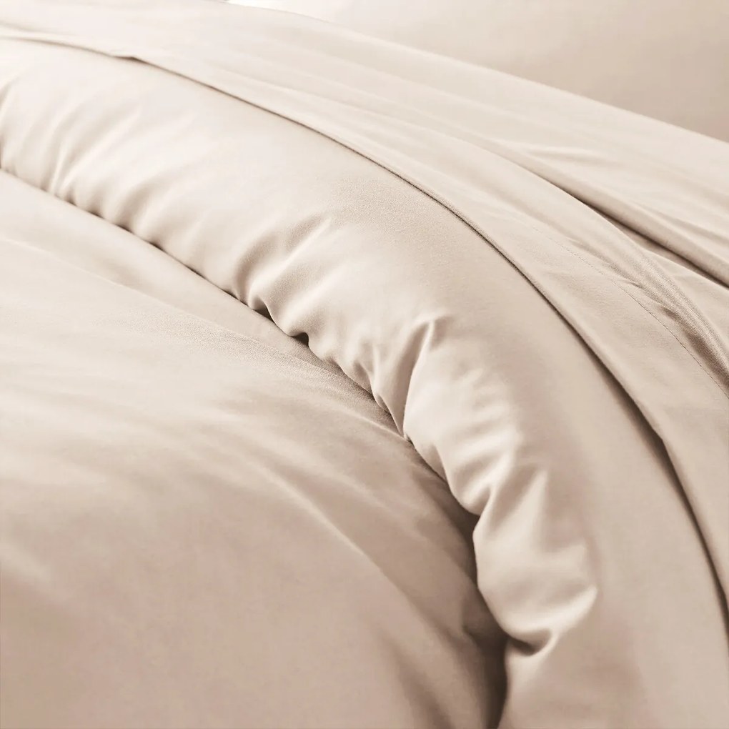 Dekbedovertrek met rits in effen katoen, Scénario