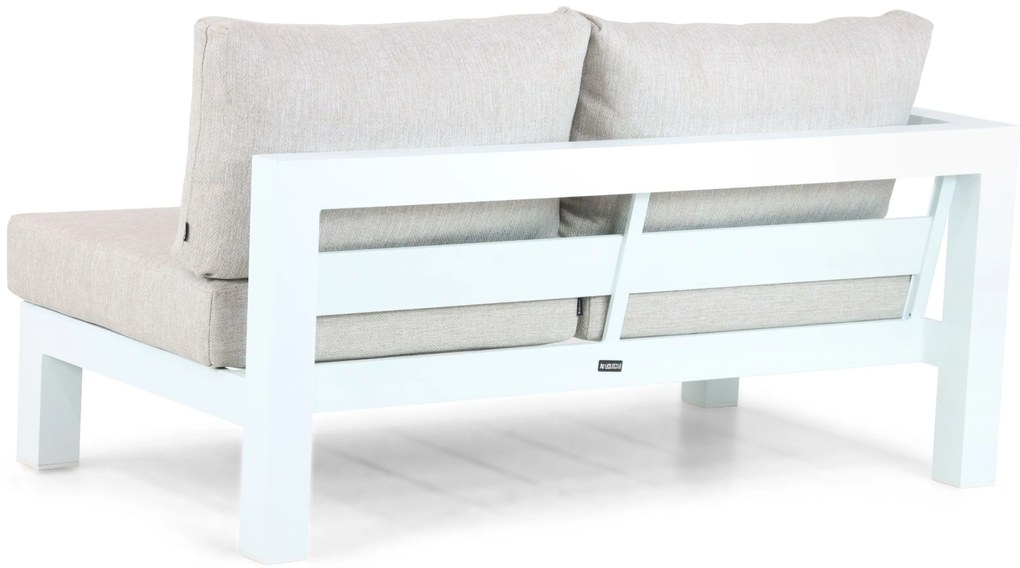 Hoek loungeset 5 personen Aluminium Wit Lifestyle Garden Furniture Luca