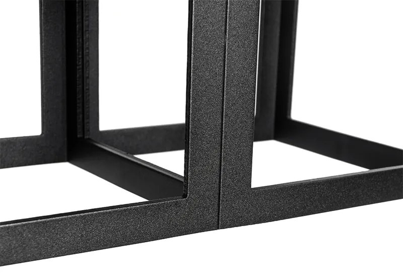 Moderne plafondlamp zwart 2-lichts - Cela