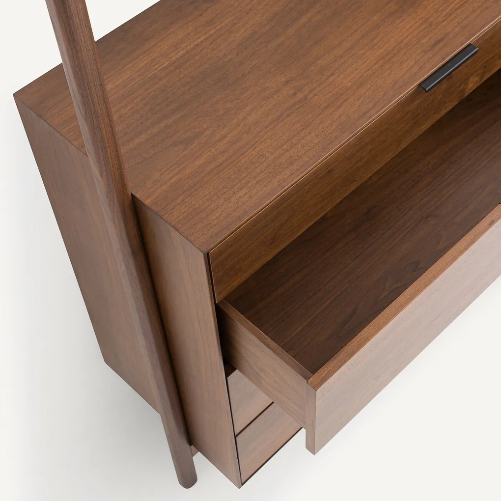 Kledingrek met ladekast voor dressing, Rory