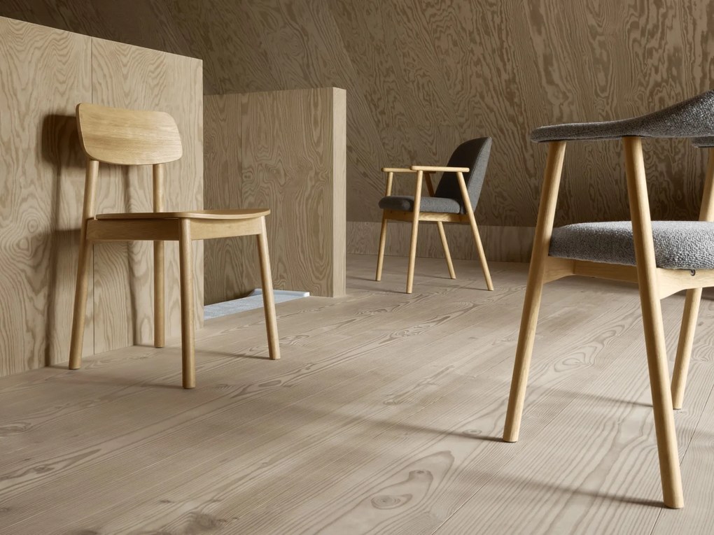 RODERIC Taupebruin (Monza 40)/gelakt - HOUTEN STOEL VOOR WOONKAMER, EETKAMER, KEUKEN RETRO