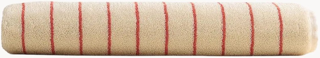 Katoenen gastendoek Coral Stripes