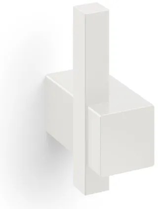 Zack Carvo Handdoekhaak - 7x5cm - enkel - wit 40813