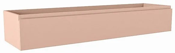 Mondiaz FOGE wastafelonderkast - 150x41x25cm - 1 lade - uitsparing links - softclose - Rosee M44153Rosee