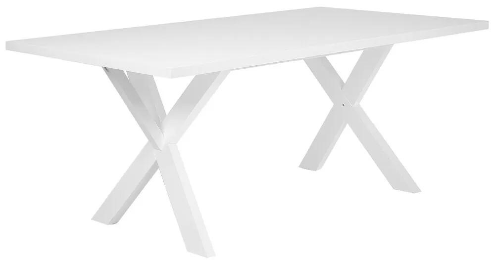 Eettafel wit 180 x 100 cm LISALA Beliani