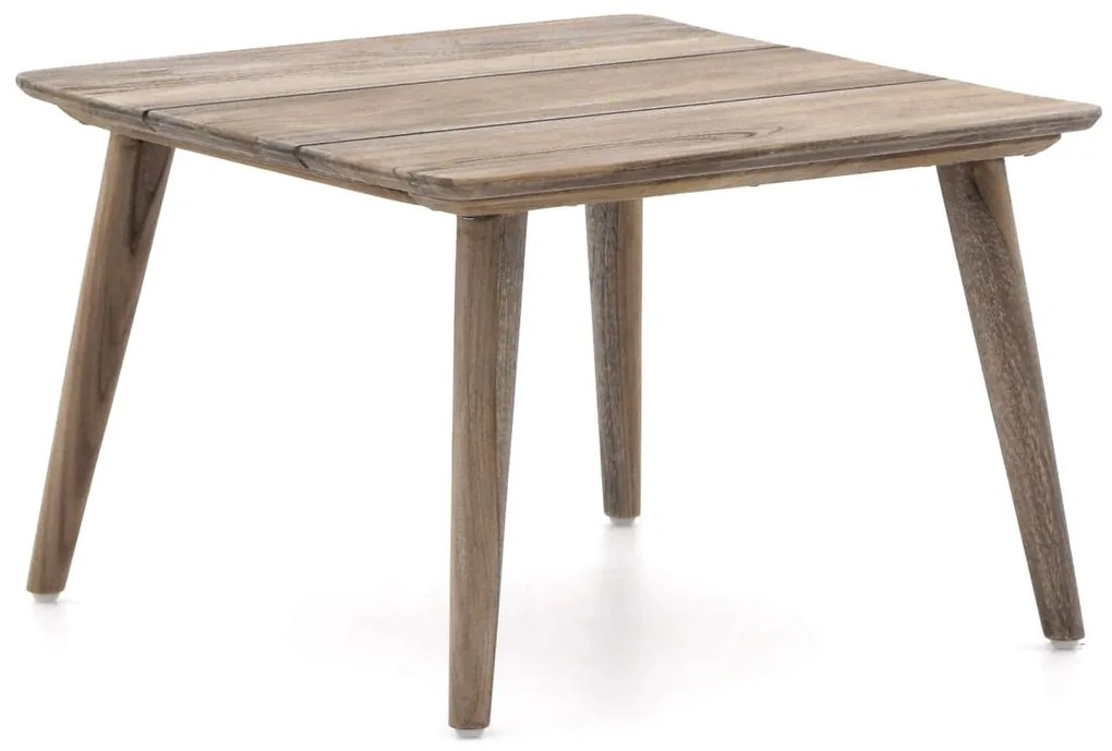 Loungetafel ROUGH | Vierkant  | Tuintafel Teakhout | 60x60cm | Kees Smit Tuinmeubelen