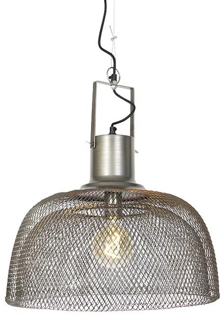Industriële hanglamp staal 48 cm - Maze Industriele / Industrie / Industrial E27 rond Binnenverlichting Lamp