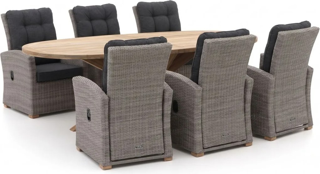 Diningset Intenso  | 6 personen | Tuinset teakhout | 7-delig | Kees Smit Tuinmeubelen