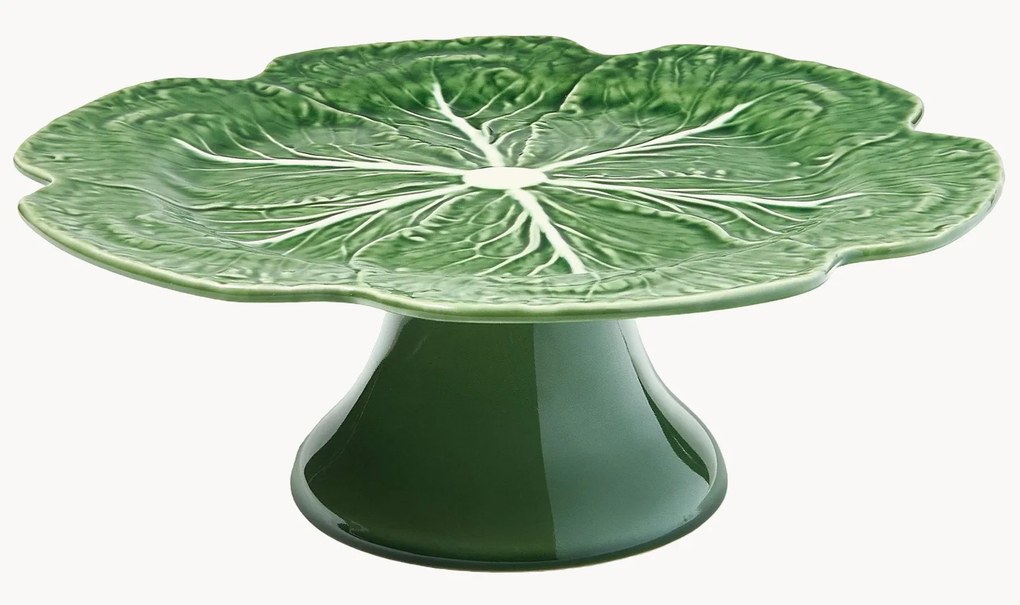Handbeschilderde taartplateau Cabbage