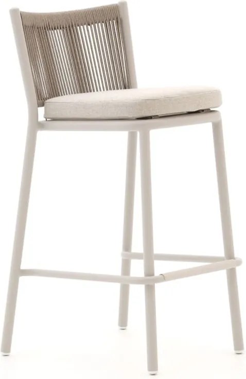 Barkruk tuin | Manifesto  Idro | Rope (touw) | Taupe | Tuinstoel | Stapelbaar | Kees Smit Tuinmeubelen