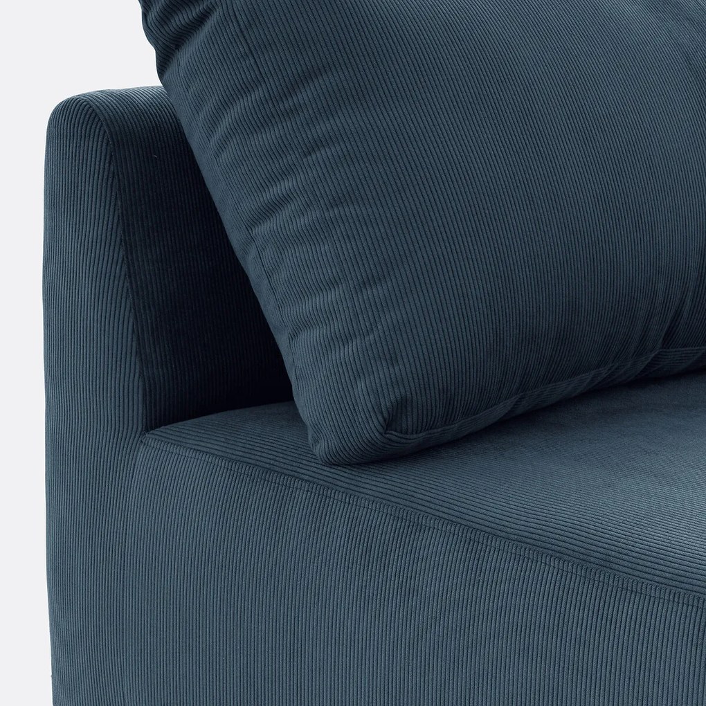 Modulaire bank geribd fluweel, Monica