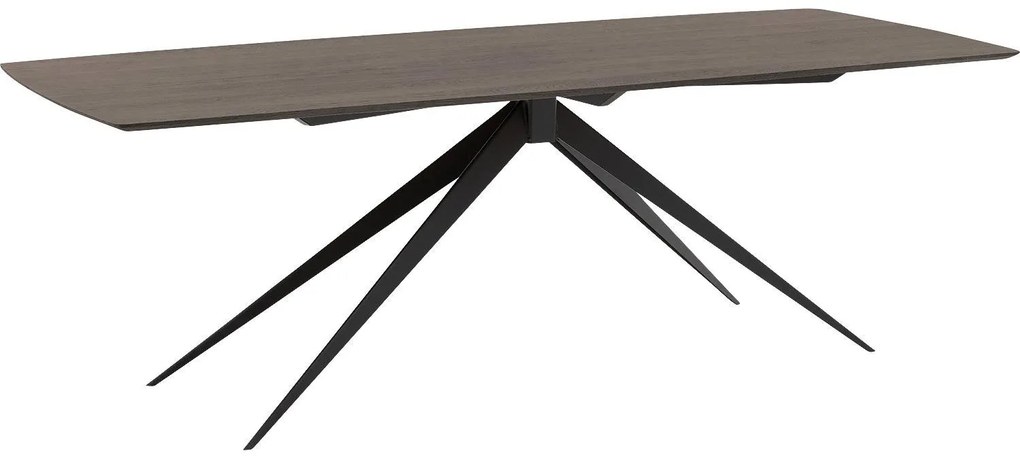 Goossens Excellent Eettafel Uniek, Semi rechthoekig 240 x 100 cm