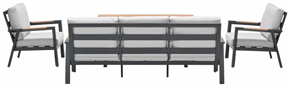 Garden Impressions Lissabon lounge dining set 4-delig stoel-bank - valley sand