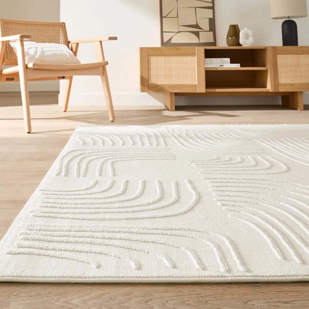 Rechthoekig vloerkleed, grafische motieven, Gioma