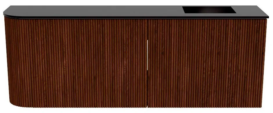 Mondiaz Joya 110cm toiletmeubel ronding links ruby met wastafel faye rechts 1 kraangat urban