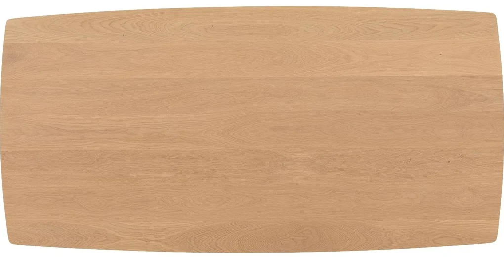 Goossens Excellent Eettafel Floyd, Semi rechthoekig 200 x 100 cm