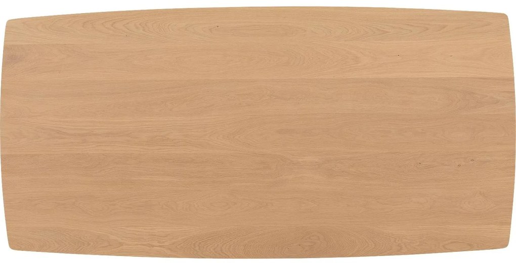 Goossens Excellent Eettafel Uniek, Semi rechthoekig 200 x 100 cm