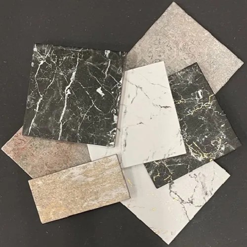 Terre d'Azur Samora vloertegel 20x20cm zwart/goud - per 15 stuks