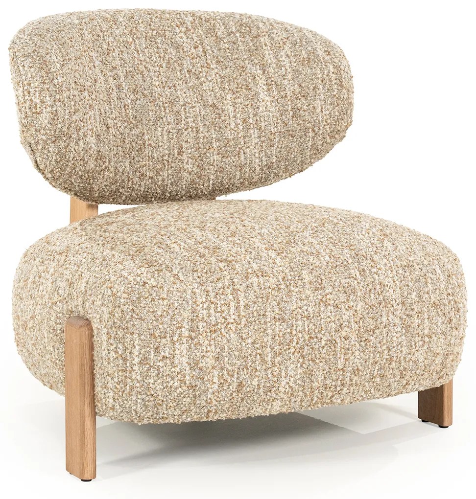 Boucle Stoel Beige Naturel