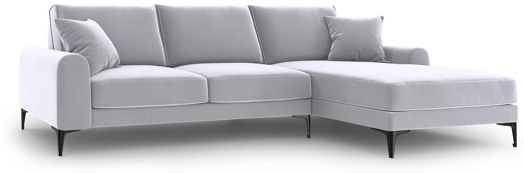 4.5-zitshoekbank Madara rechts velvet | Mazzini Sofas