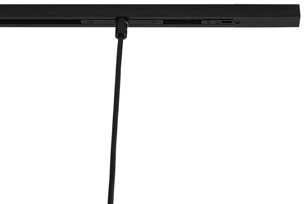 Modern railsysteem met 6 hanglampen brons 1-fase - Slimline Keno