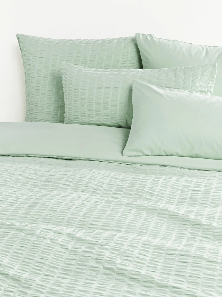 Seersucker dekbedovertrek Esme
