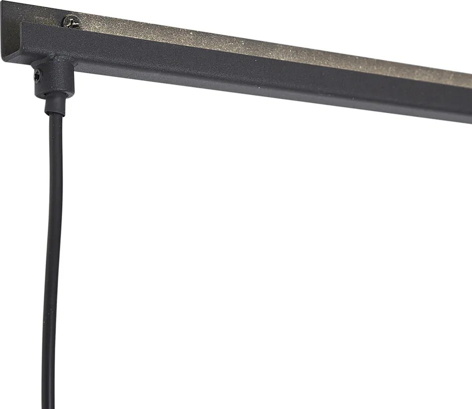 Moderne wandlamp zwart incl. LED - Letterbox