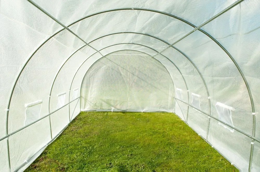 Witte folie tunnel 3x10m Garden Point