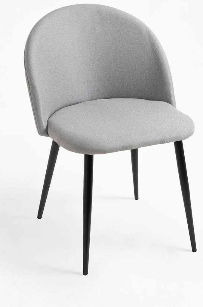 Stoel Black Vint Stof