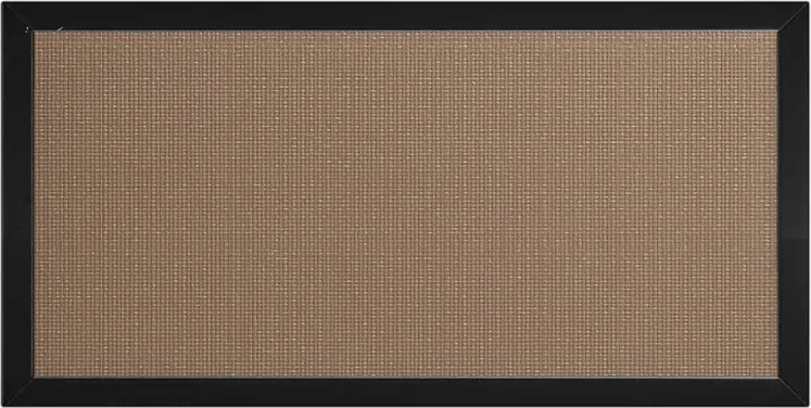 Schutting Sereno Textileen Sahara Weave - Zwart aluminium kader (180 x 90 cm)