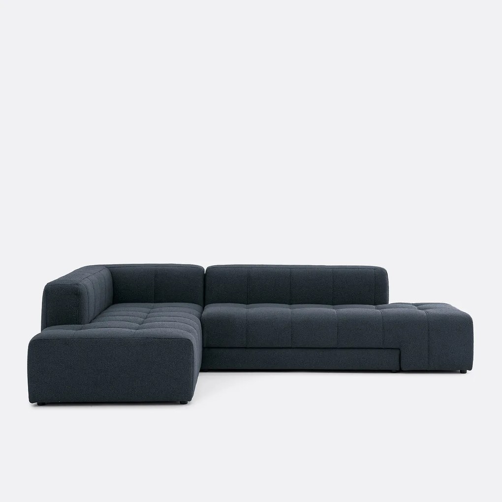 Hoekslaapbank links, fijne badstof, FANO