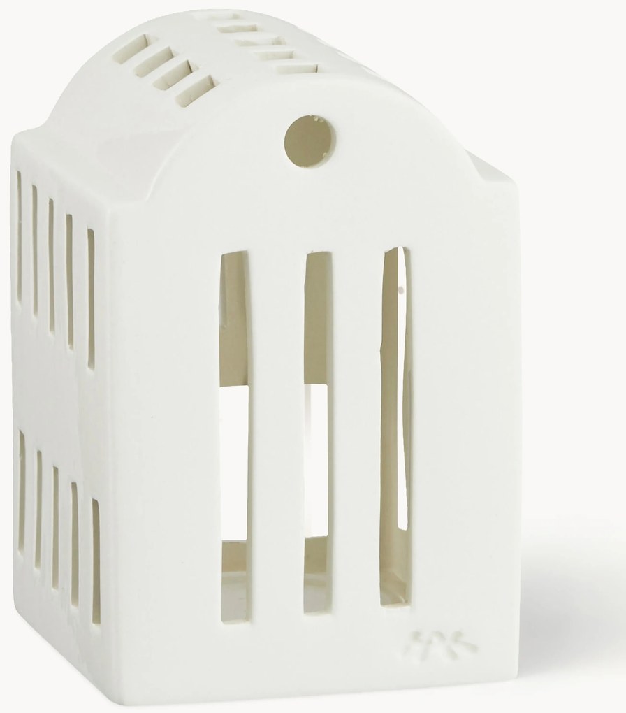 Handgemaakte lichthuisje Urbania van keramiek