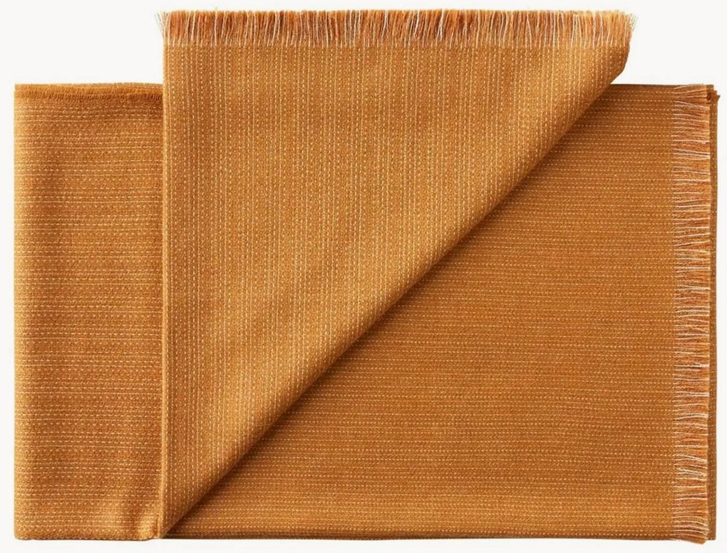 Plaid Pine van baby-alpaca met franjes