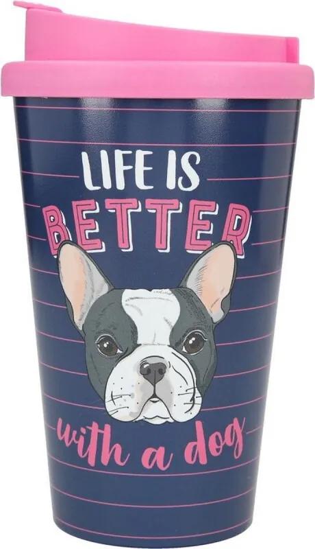 Drinkbeker To-Go Life is Better with a Dog